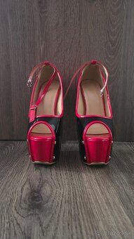 Lakované lodičky z otvorenou špičkou 38 - 2