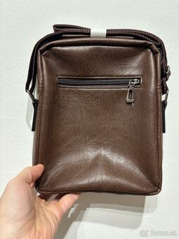 pánska kožená taška na plece-nová - 2