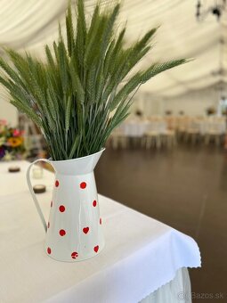 Plechové okrasné džbány - 2