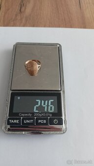 Zlatý prsteň 14kt (585) – 2,46g - 2
