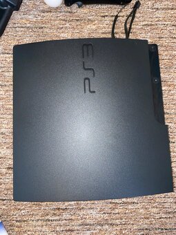Ps3 slim s volantom , move ovládačmi - 2