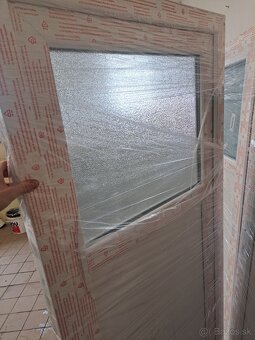 Vchodové plastové dvere 90cm/100cm - 2