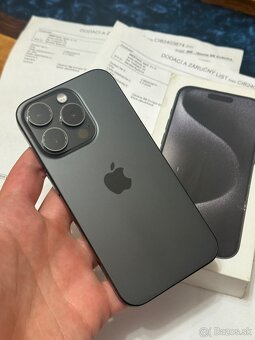 iPhone 15 Pro 128gb Black Záruka iStores - 2