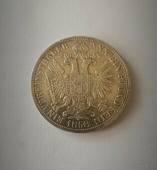 Spolkový Toliar 1858 A František Jozef I. - 2