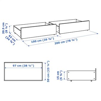 Ikea Malm šuflík - 2