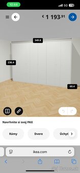 Rozmerná moderná skriňa z IKEA - 2