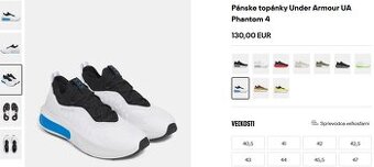 Under Armour UA Phantom 4 vel. 45 - 2