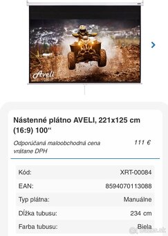 Aveli 100 ´´ (inch) platno - 2