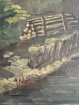 Obraz Václav Stein, Čertovka, olej 55x45 - 2