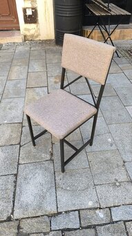 Predam PEVNE KOVOVE STOLICKY - 24ks - 2