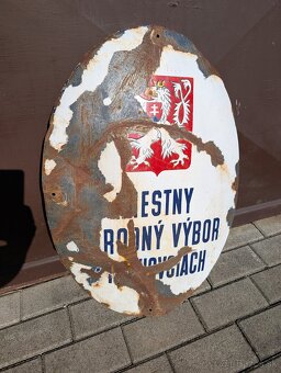 Smaltovaná tabuľa MNV - 2