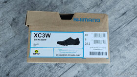 Dámske tretry Shimano XC3, čierne, veľkosť 40. - 2