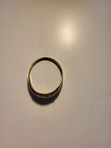 Zlatý prsteň 333, 8k, veľkosť 65 - 2