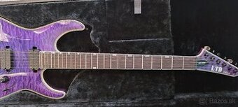 Predám elektrickú gitaru ESP LTD MH1000NT-QM See Thru Purple - 2