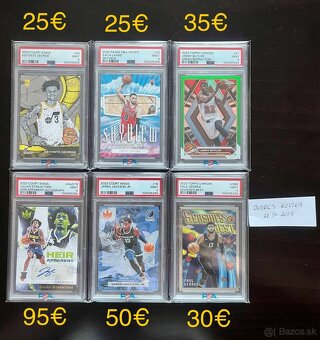 Basketbalové Karty - PSA - 2