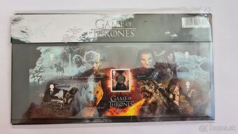 Limitovaná edicia Game of Thrones. Sada 15ks znamky - 2