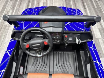 Elektrické autíčko Buggy 4×4 modrý spider - 2