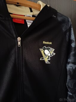 Pittsburgh Penguins NHLReebok Red FullZip Microfleece Hoodie - 2