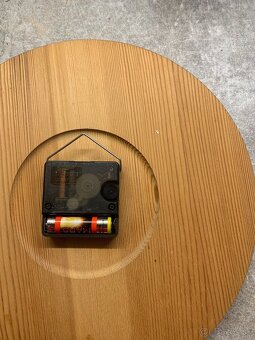 Drevene hodiny quartz - 2