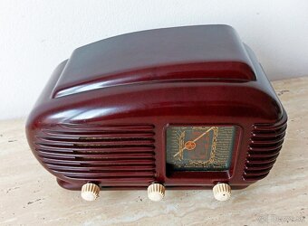 Art Deco starožitné rádio Talisman, krásný stav, funkční - 2