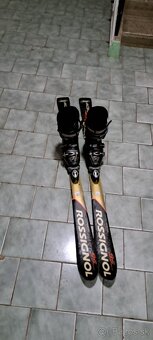Detské lyže Rossignol 130 cm + lyžiarky 39 - 2