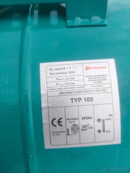 100l tlaková nádrž na vodu - 2