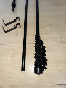 2ks IKEA čierna garníža - 2