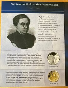 Predám mince "Najvýznamnejšie slovenské výročia roku 2017" - 2