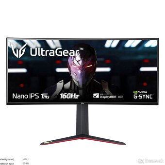 LG 34" • 160Hz • HDR • 3440x1440 • G-Sync + FreeSync - 2