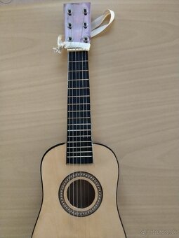 Detská drevená gitara 59cm - hračka - 2