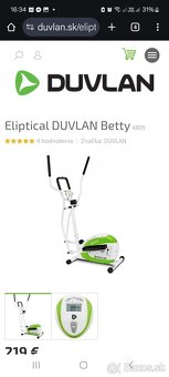 Predám Eliptický trenažér Duvlan - 2