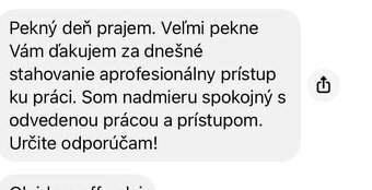 Sťahovanie - Preprava - 2