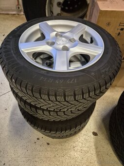 4x98 r14 Predam zimnu sadu elektrony s pneu - 2