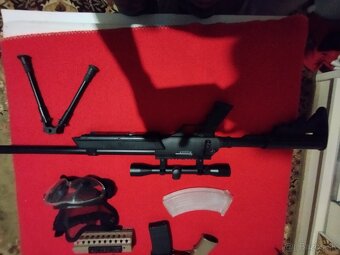 Predám Airsoft set - M4 + sniperka + výbava - 2