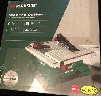 Rezačka na obklady a slažbu Parkside - 2