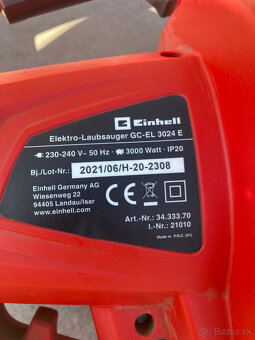 Záhradný elektrický vysávač EINHELL - 2