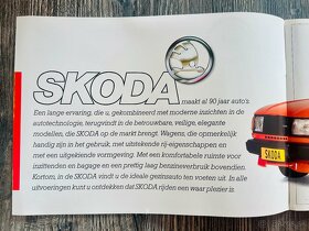 Dobový prospekt Škoda 105 - 120 - 130 serie ( NL ) - 2