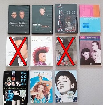 Hudobné DVD ( koncerty - videoklipy ) - 2