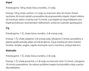 predám sušený čistec rovný - 2