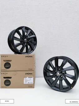 Nové Skoda Alu disky R18 Ronal 7,5X18 ET40 5X112 1231 - 2