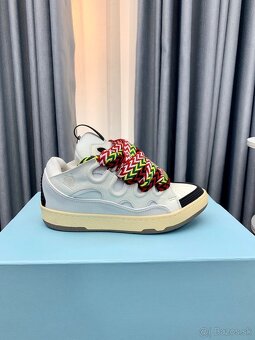 Lanvin Leather Curb Sneaker - 2