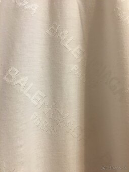 NOVÉ BALENCIAGA white pánske tričko L - 2