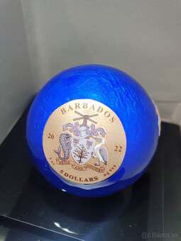 BLUE MJedinečná investičná minca - Zemeguľa - 2