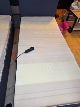 2x jednolôžkové postele s polohovateľnými roštami - 2