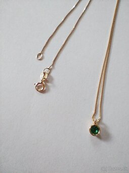 Zlatá retiazka s príveskom - 2