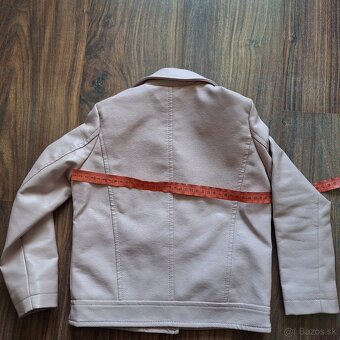 Dievčenská koženková bunda Sinsay 122 - 2