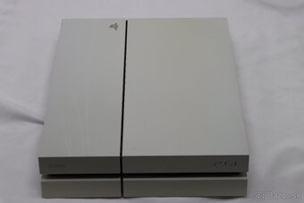 PS4 CUH-1116A biela + biely ovládač + káble - 2