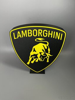 Lamborgini LED logo lampa - 2