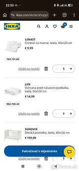 Detská postieľka SUNDVIK - 2