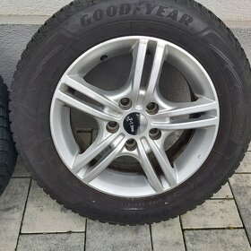 Disky 195/55 R15 + zimné pneu 22/22 Goodyear - 2
